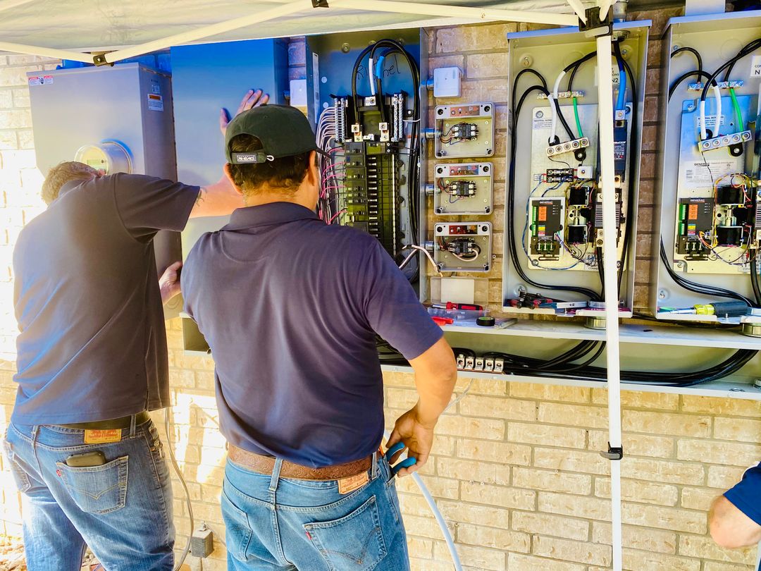 Generac whole home generator with automatic transfer switch